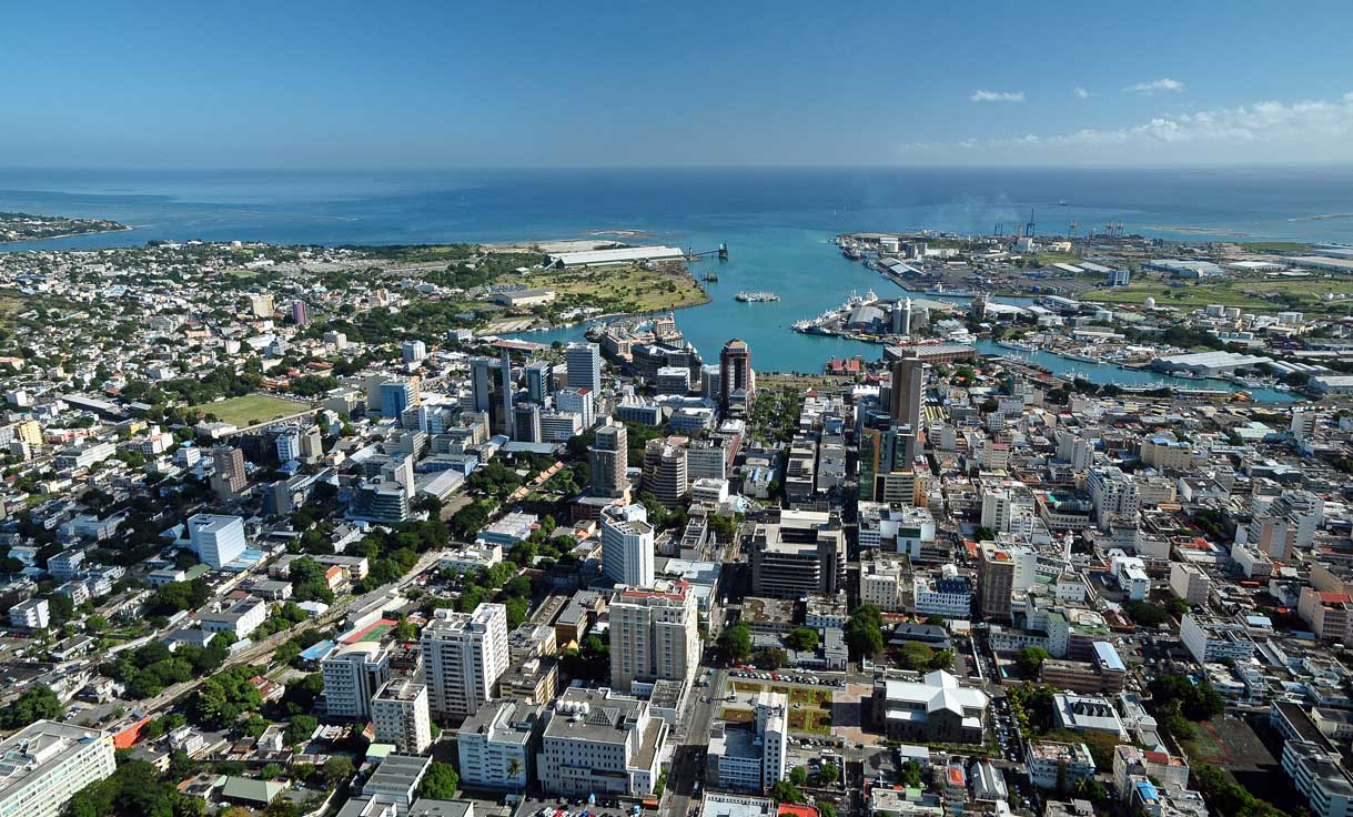 Port Louis, capital da ilha africana Marício