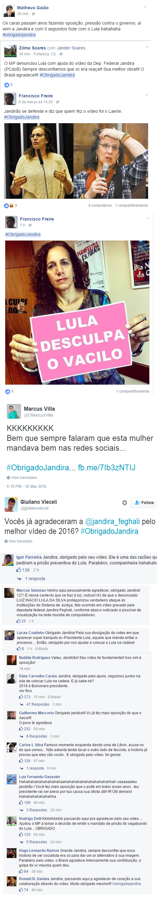 agradecem jandira