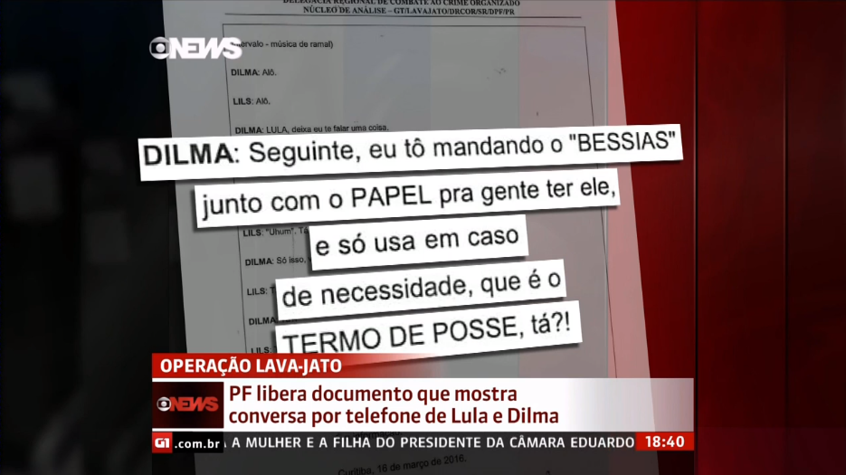 Dilma garante "termo de posse antecipado" para livrar Lula da cadeia