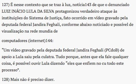Vídeo de Lula foi mencionado no pedido de prisão preventiva