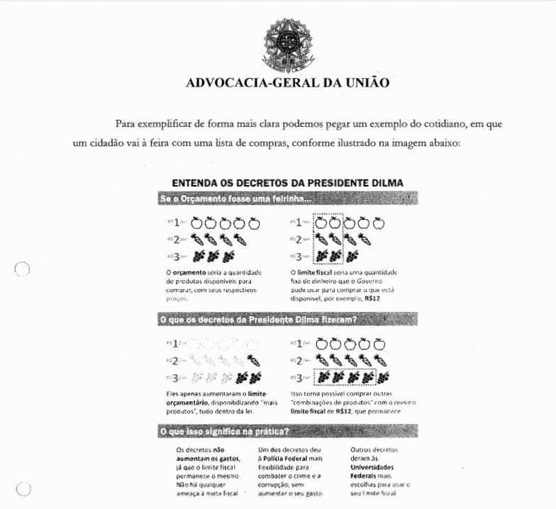 Ilustração na defesa de Dilma no processo de impeachment