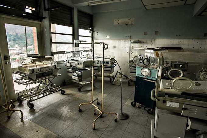 Imagem de um hospital estatal na Venezuela
