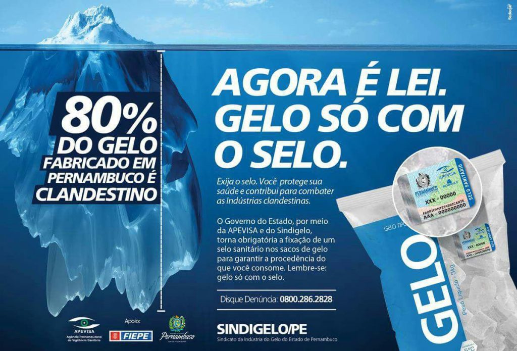 Sindigelo cria campanha contra o "gelo clandestino"